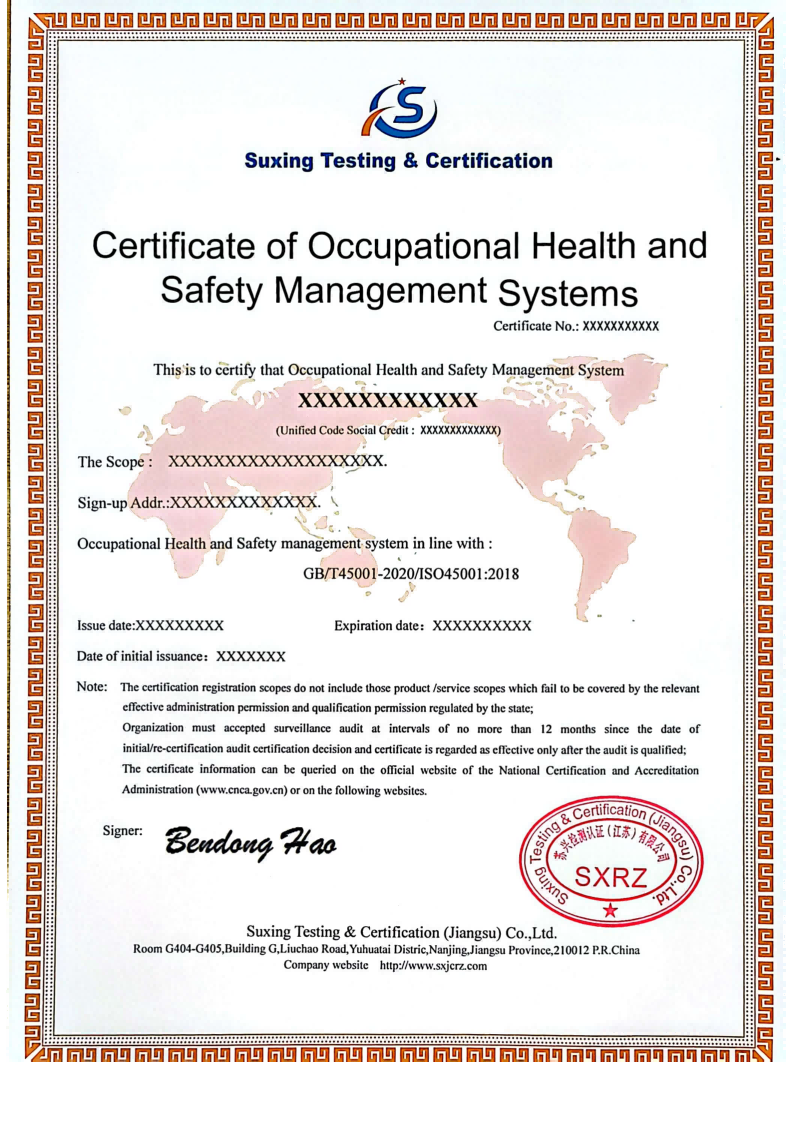 職業(yè)健康安全管理體系_英文版